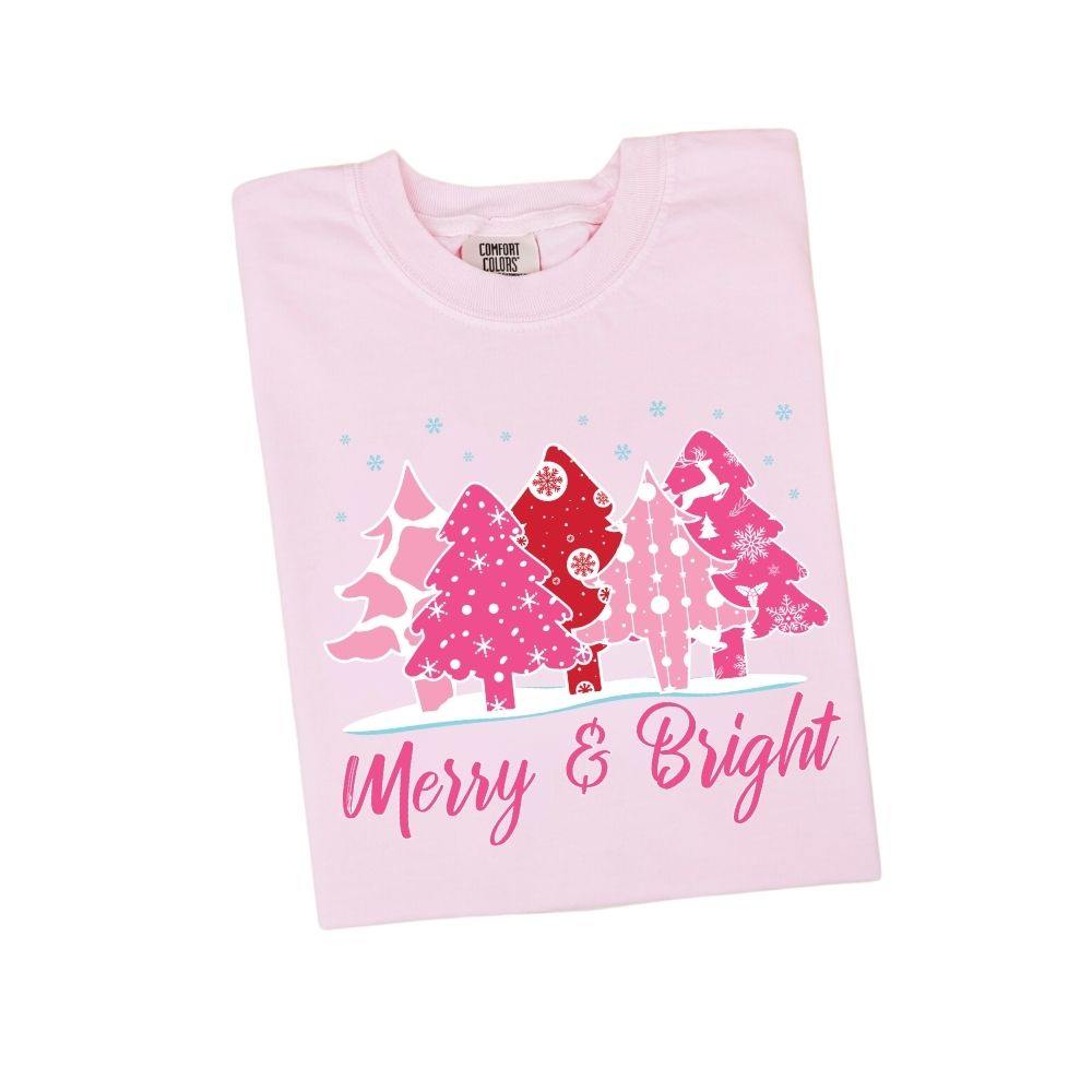Merry & Bright Trees Tee