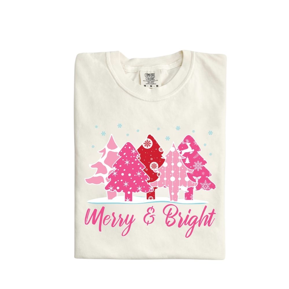 Merry & Bright Trees Tee