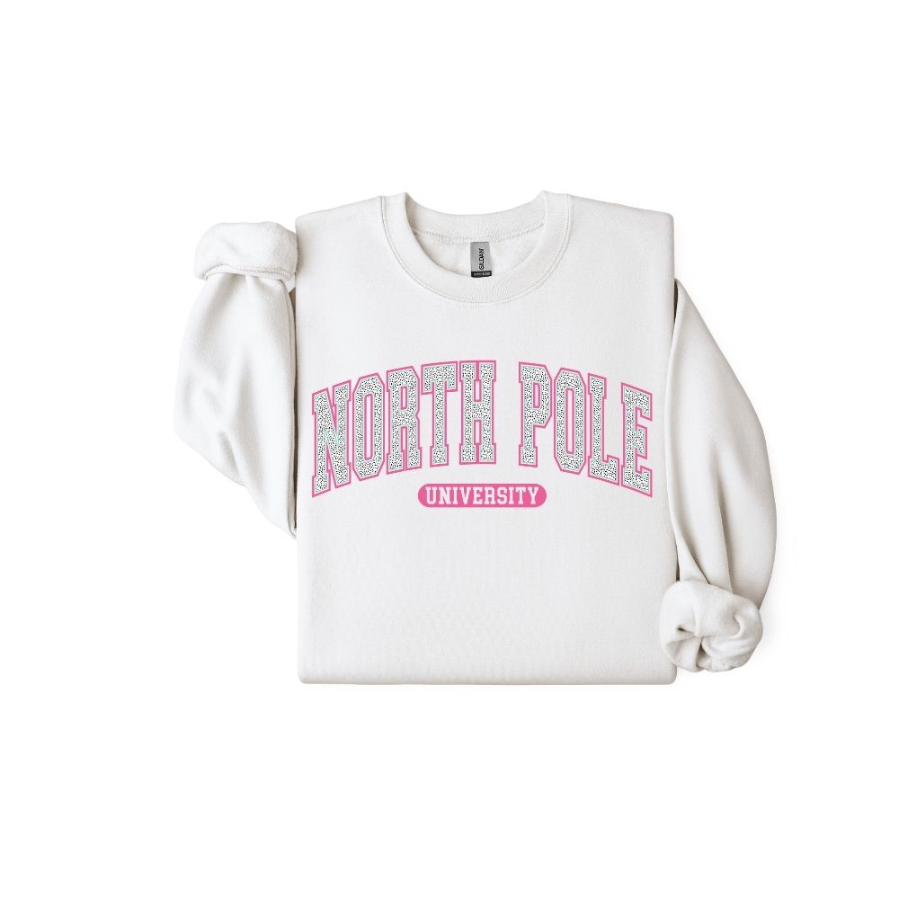 North Pole University- polka dot