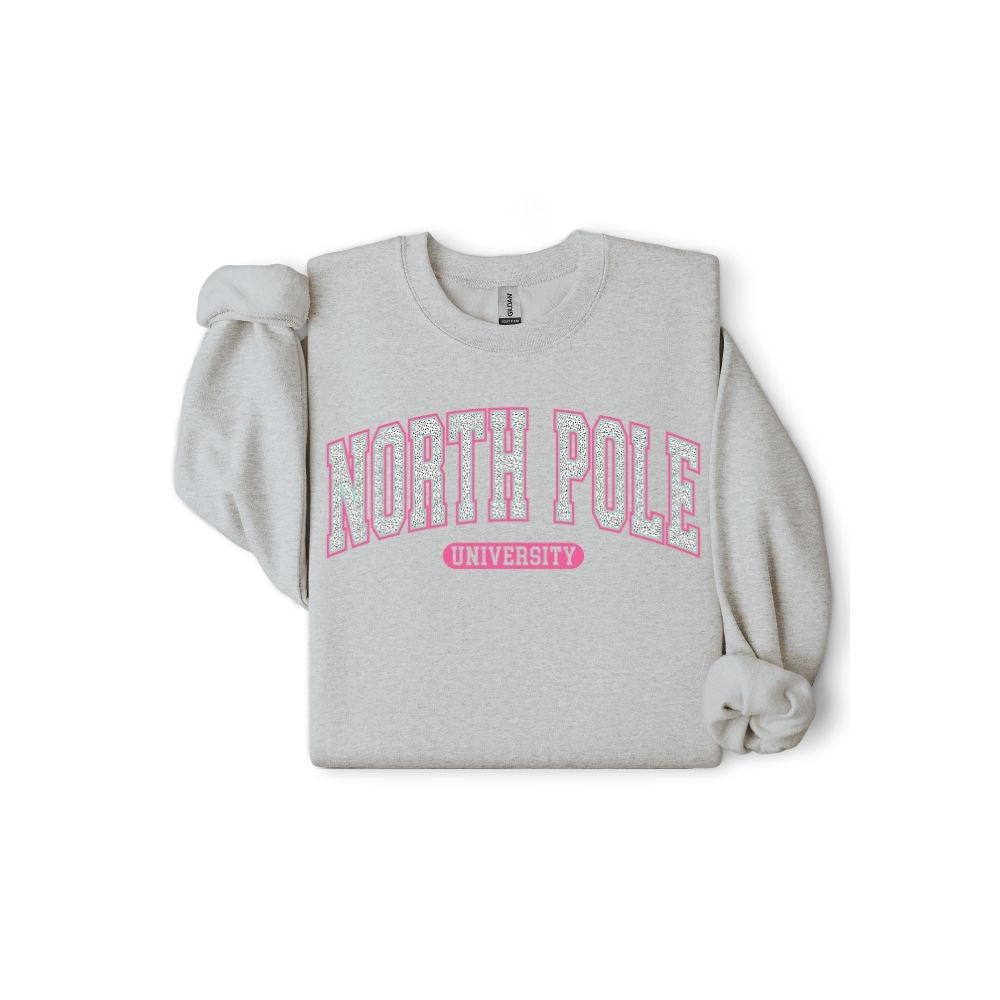 North Pole University- polka dot