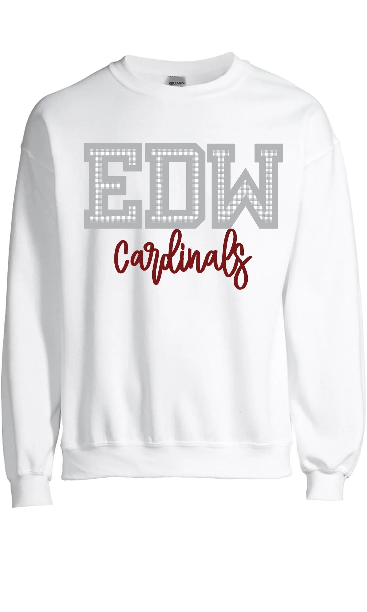 Plaid EDW Cardinals Sweatshirt