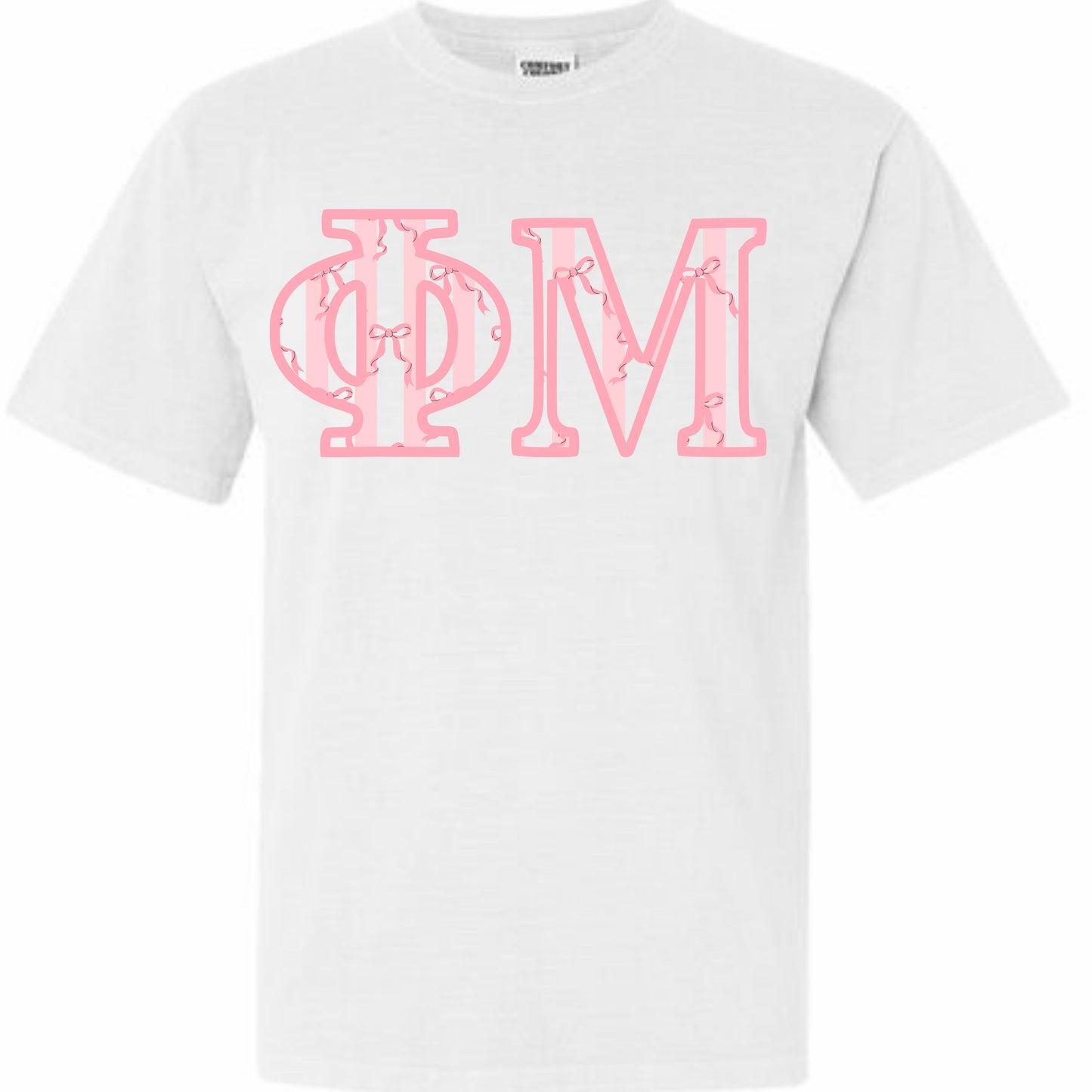 Coquette Bow Phi Mu Tee