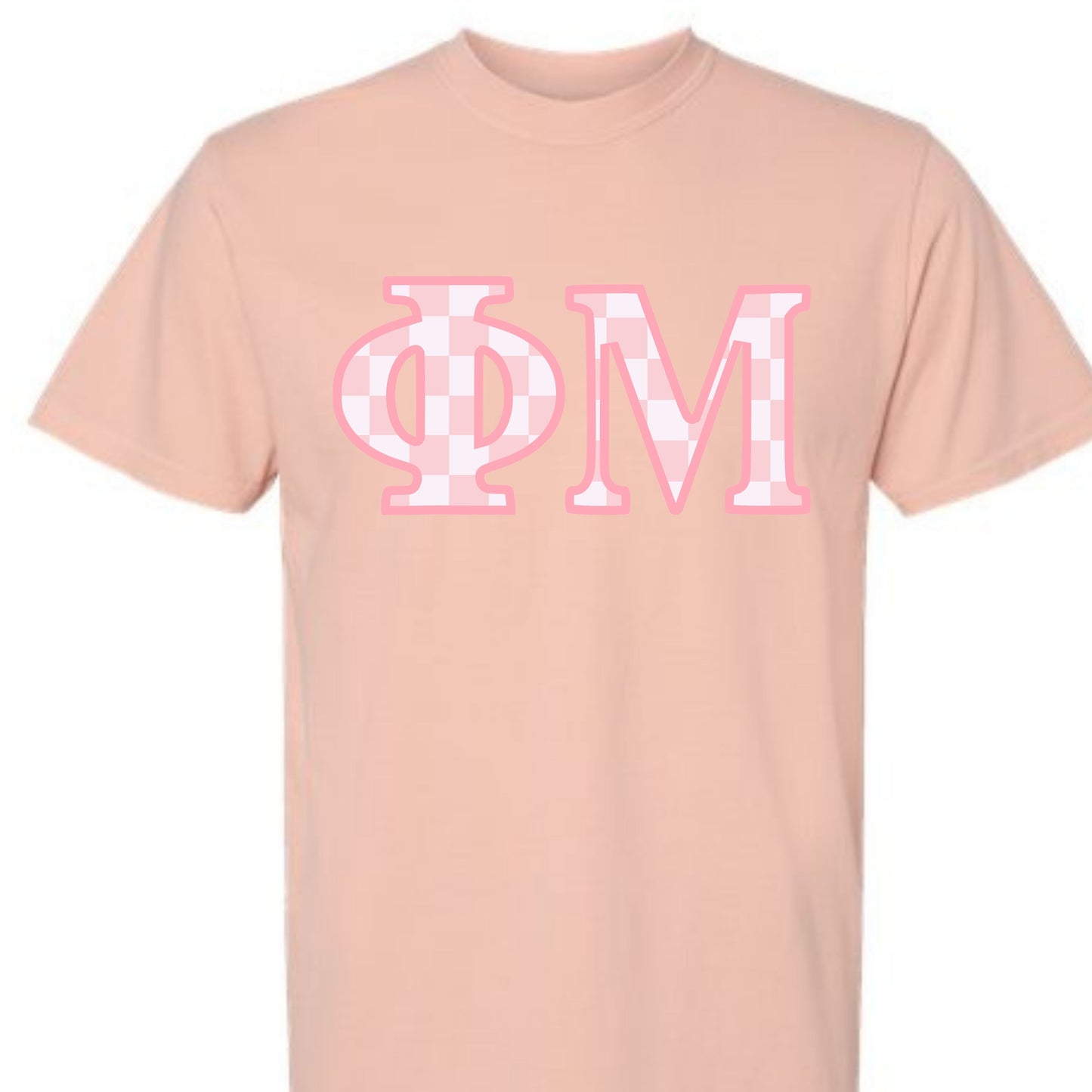 Plaid Phi Mu Tee