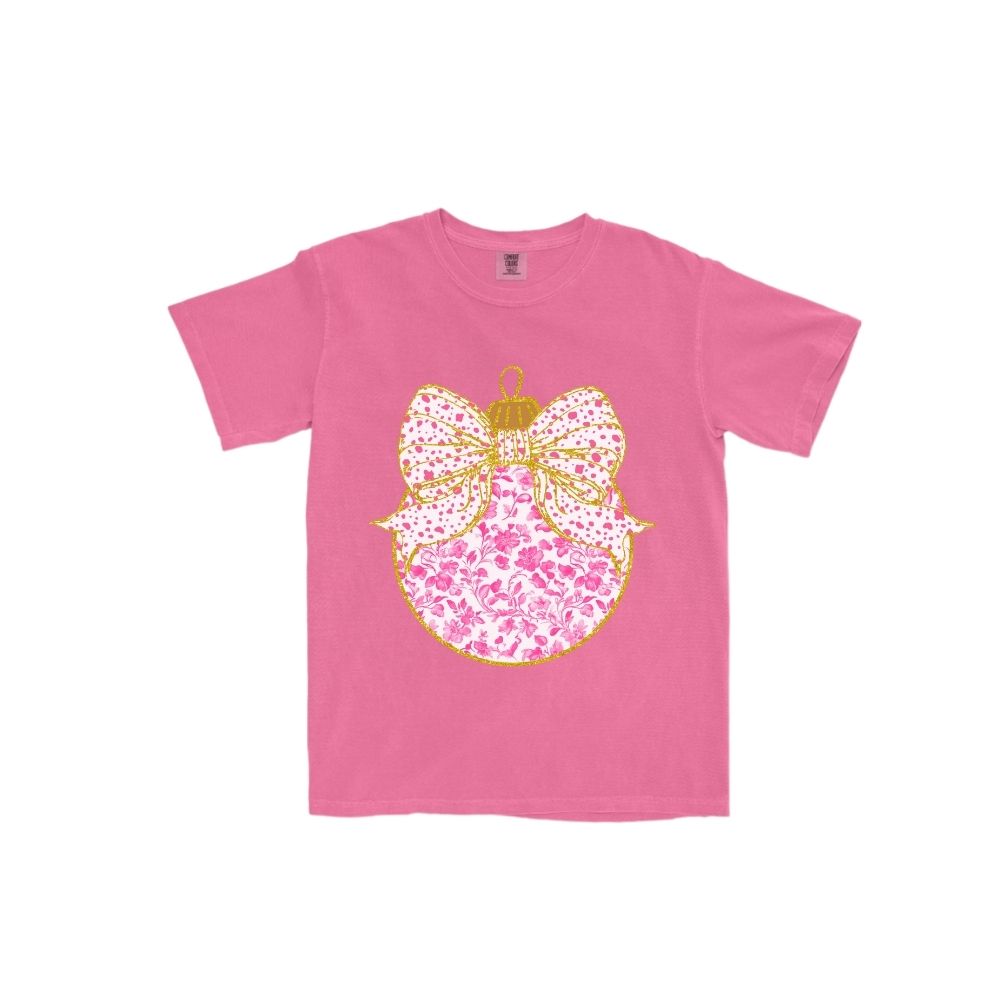 Pink Fancy Ornament Tee