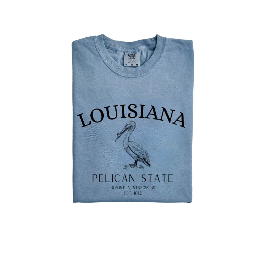 Pelican Coordinate Louisiana Tee