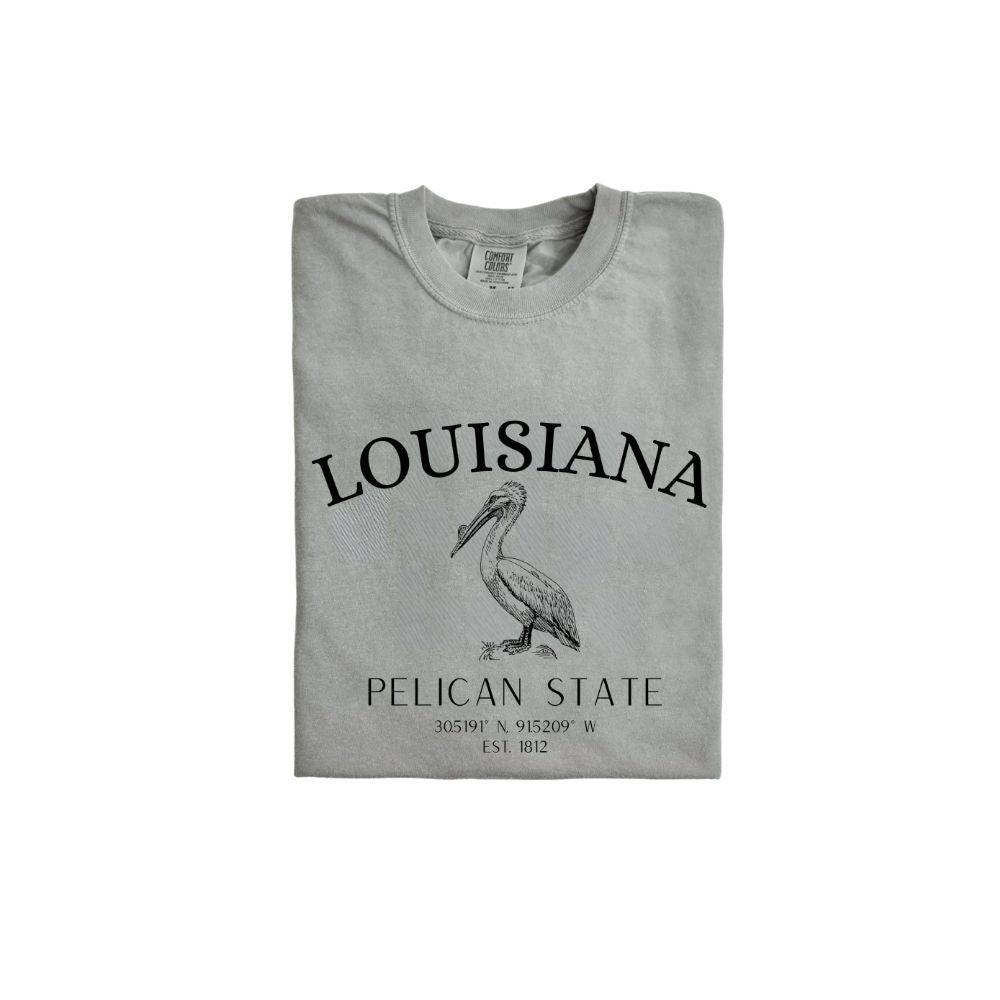 Pelican Coordinate Louisiana Tee