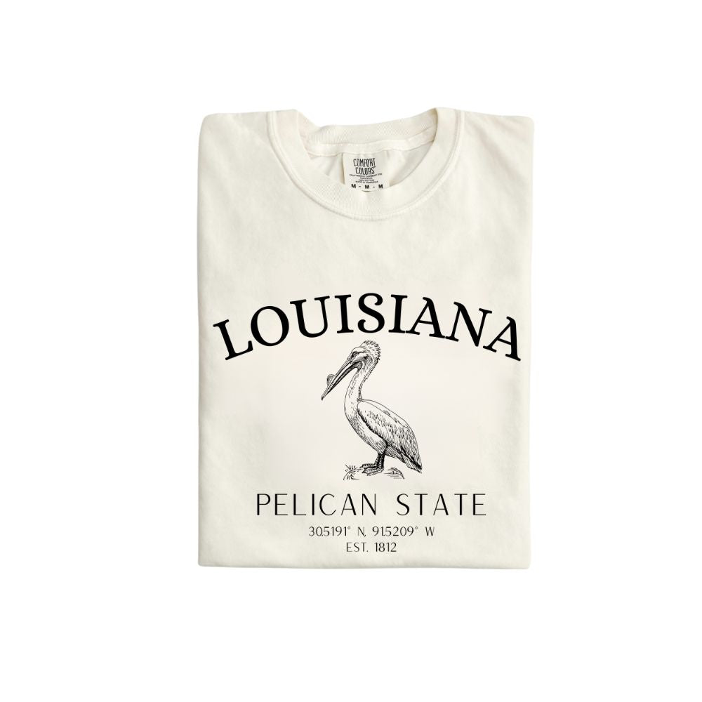 Pelican Coordinate Louisiana Tee