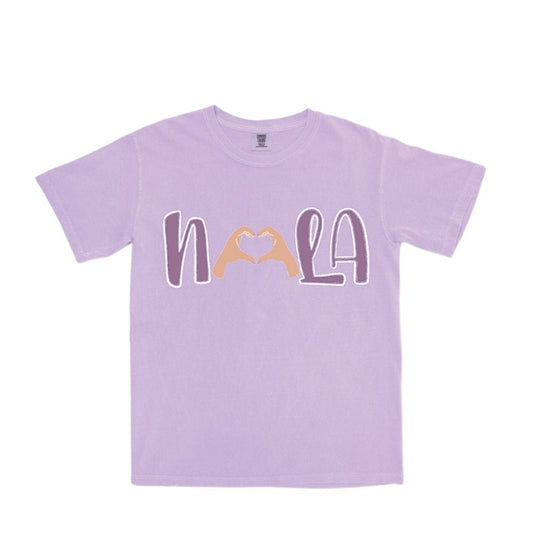 NOLA heart hands tee