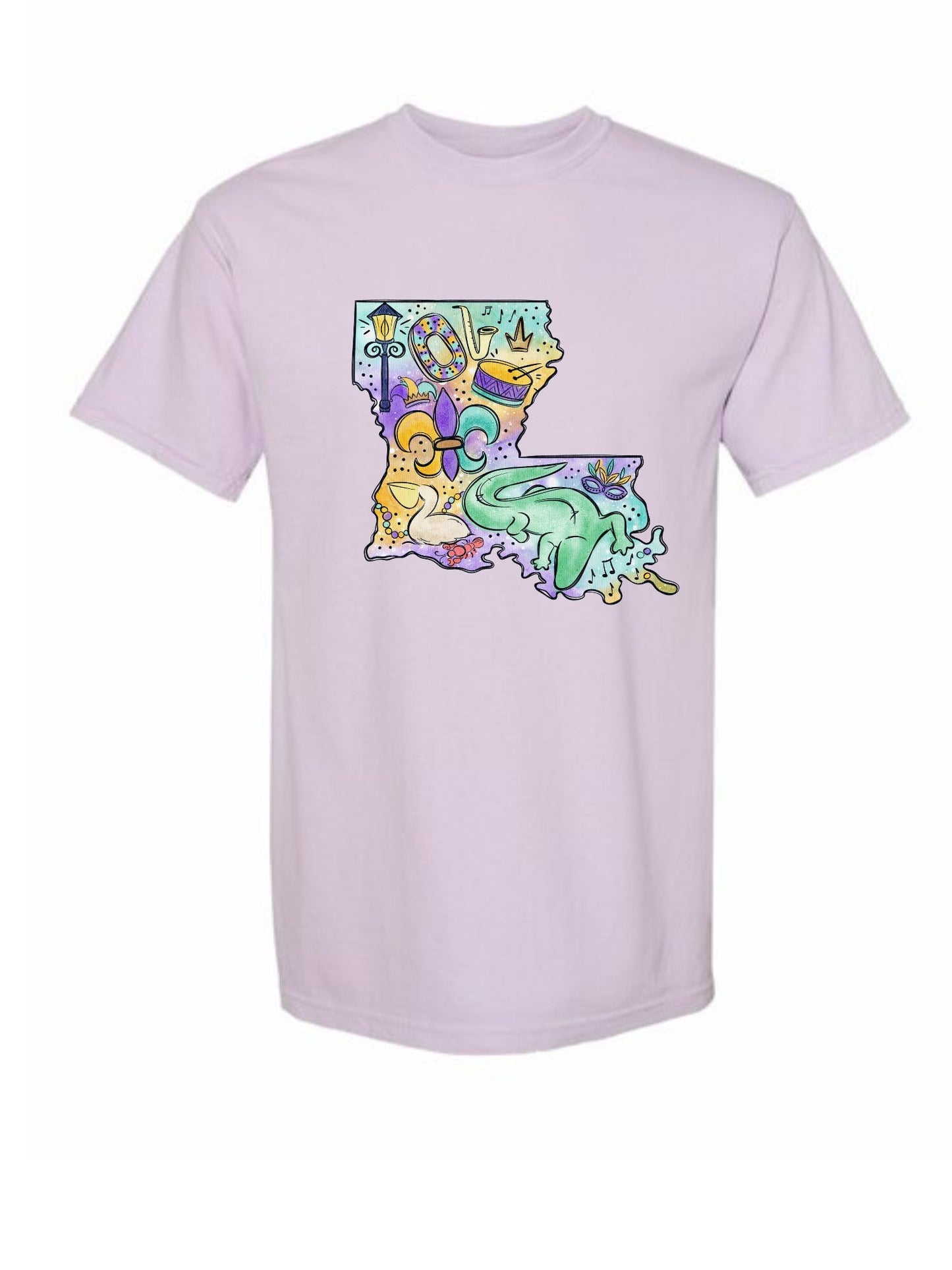 Louisiana Mardi Gras Tee