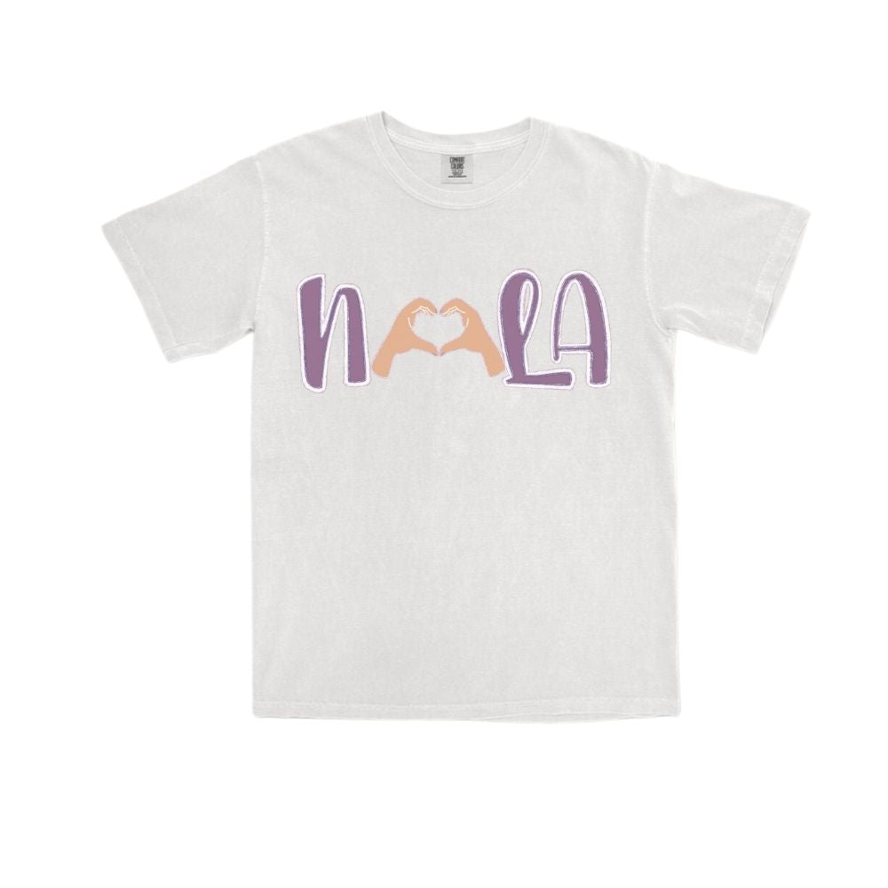 NOLA heart hands tee