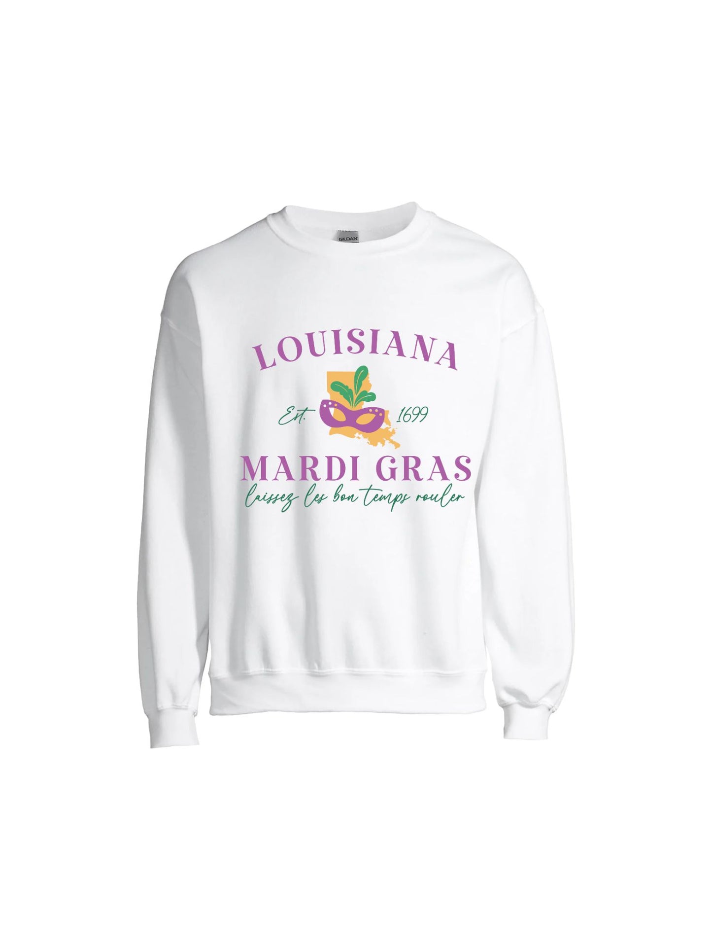 Louisiana mardi Gras 1699 Sweatshirt