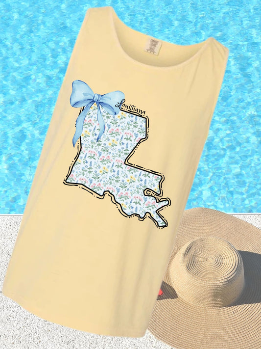 Preppy Louisiana Tank
