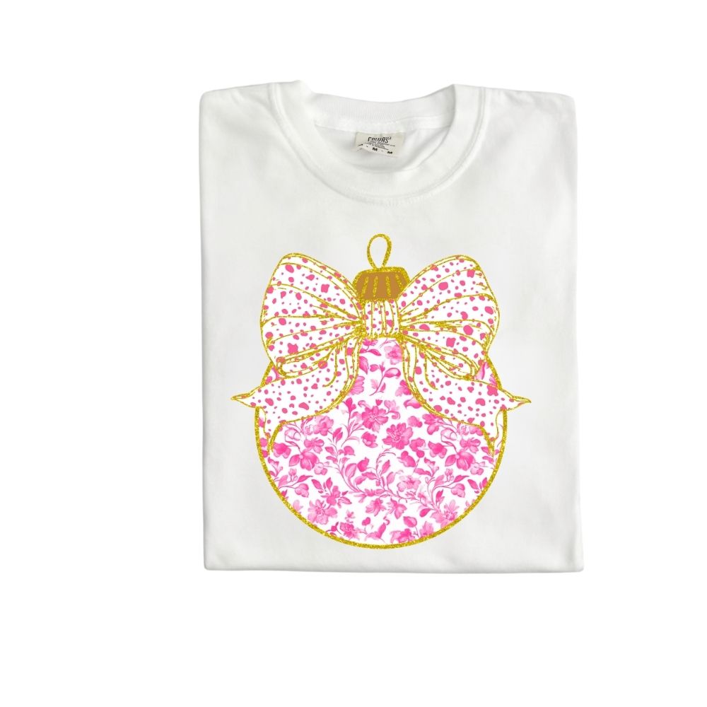 Pink Fancy Ornament Tee