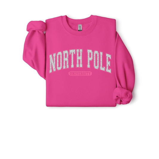North Pole University- polka dot