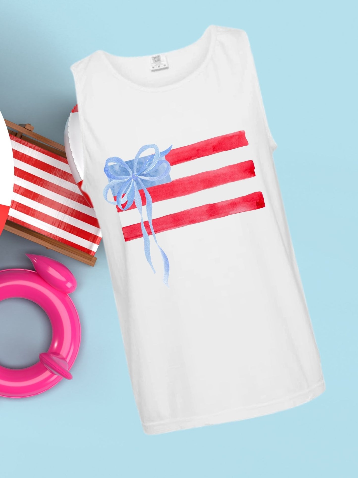 Preppy American Flag Tank