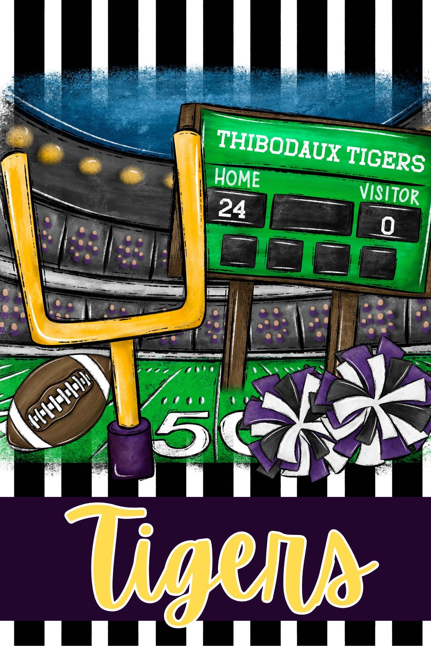 School spirit flag