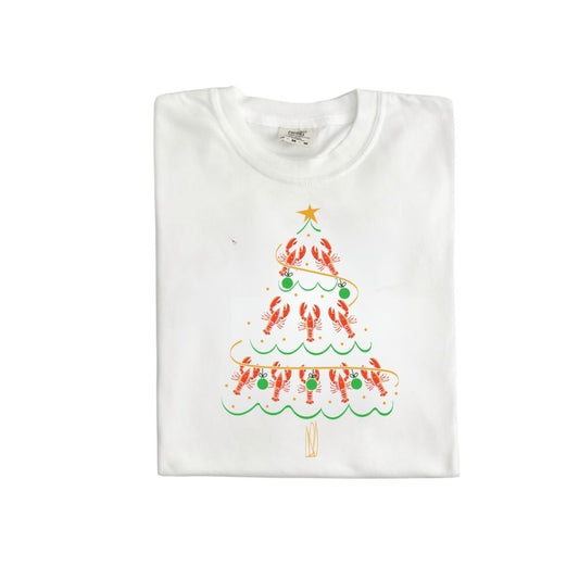 Crawfish Christmas tee