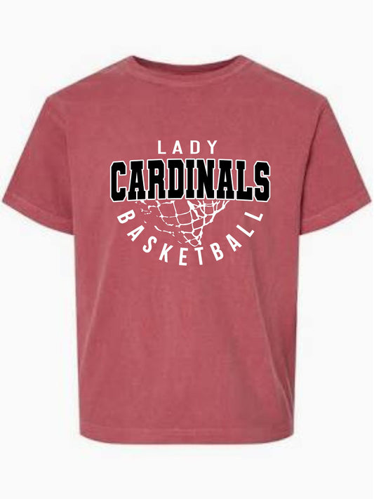 Lady cardinals basketball tee