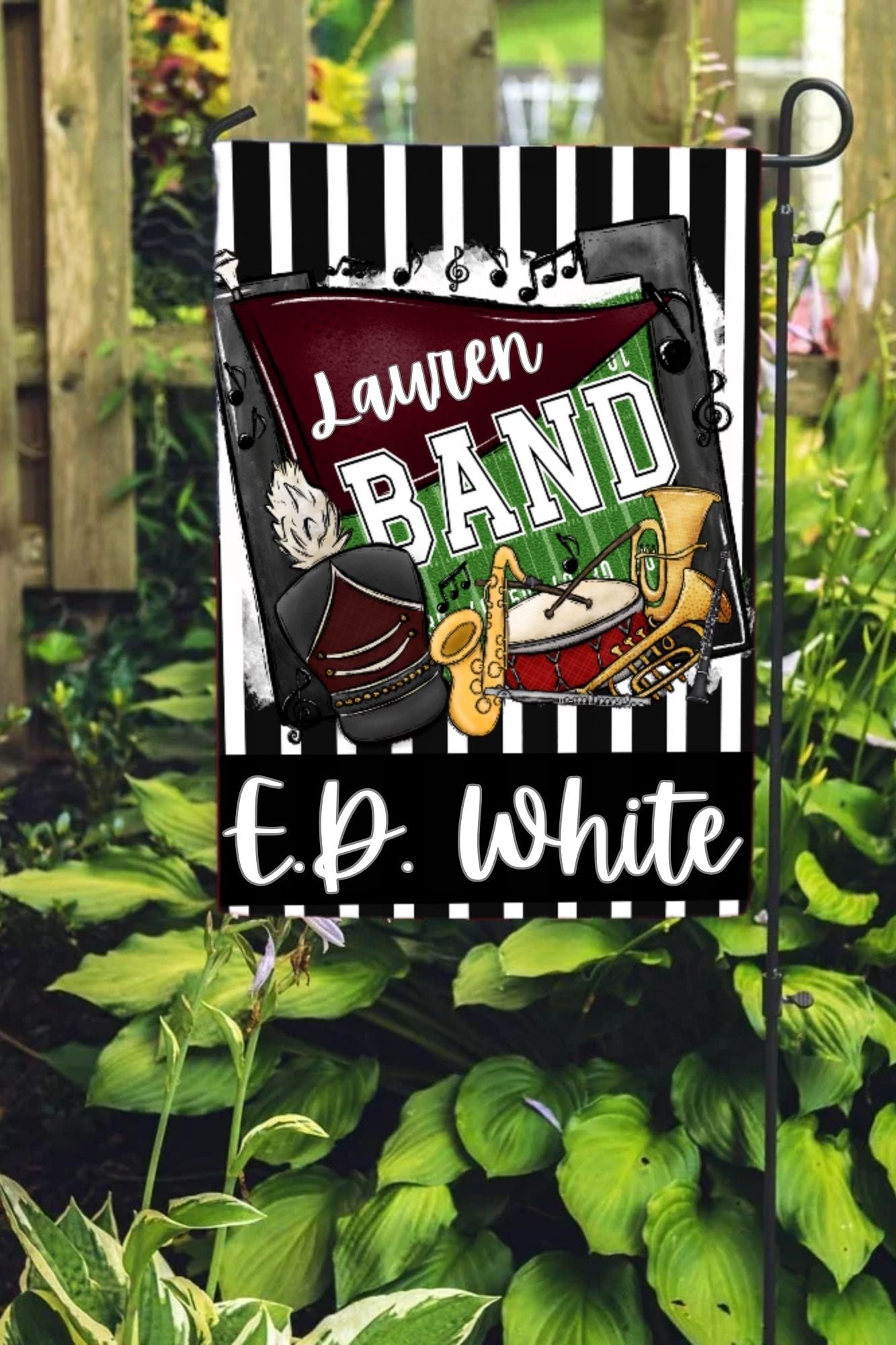 Band garden flags