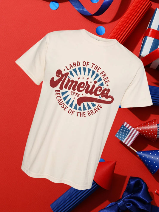 Land of the free tee
