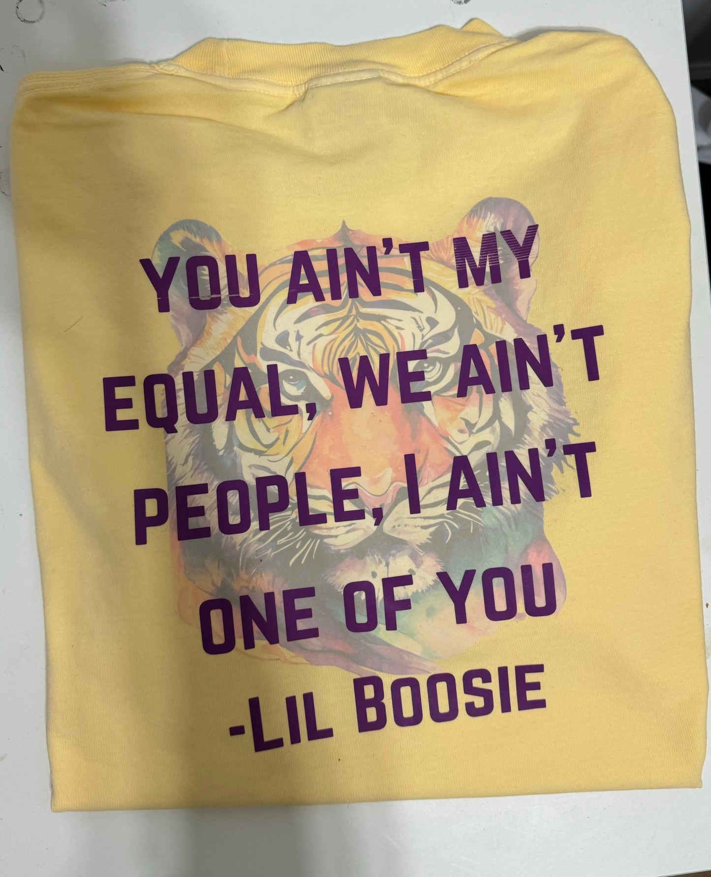 Set It Off LSU Tee Front and Back