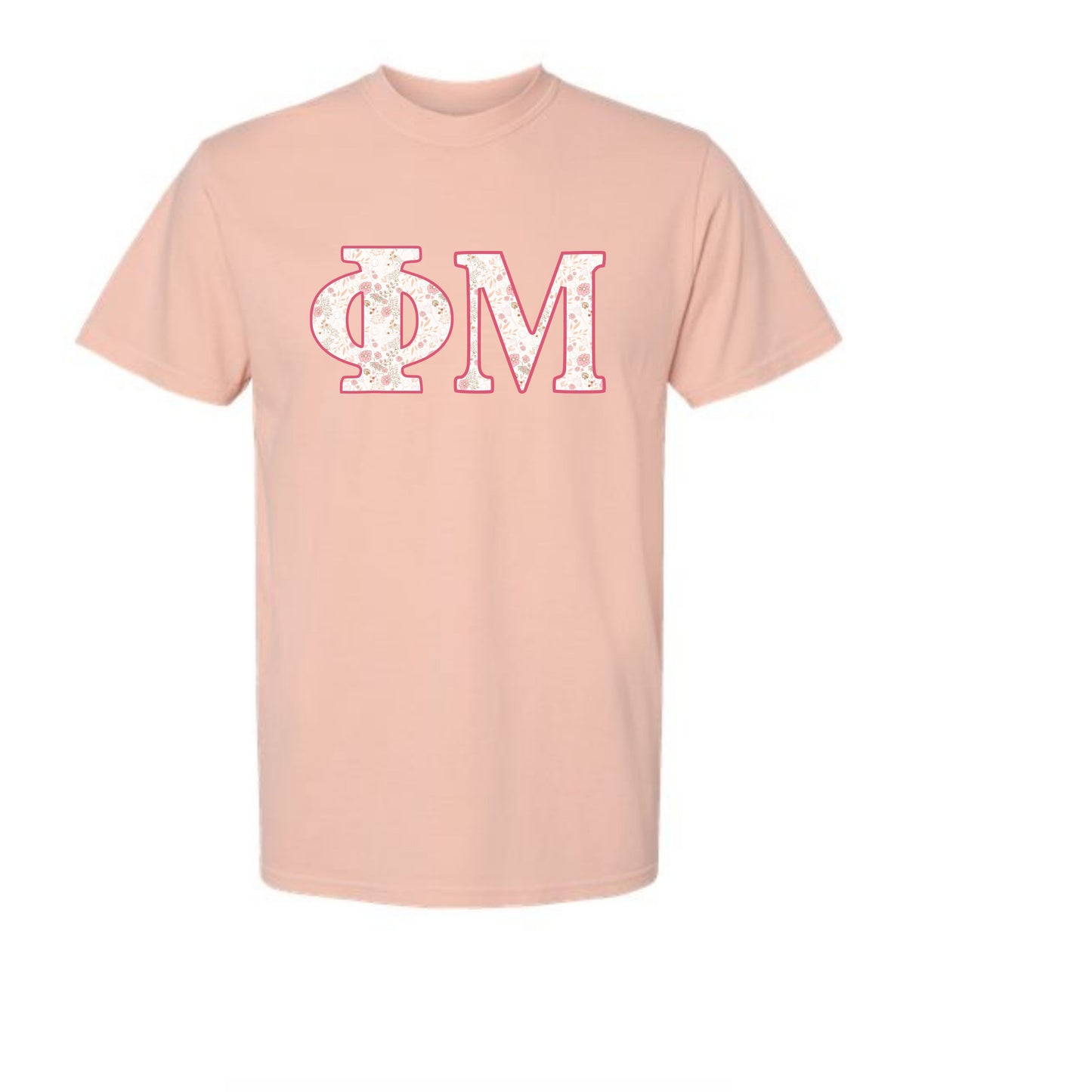 Bright Floral Phi Mu Tee