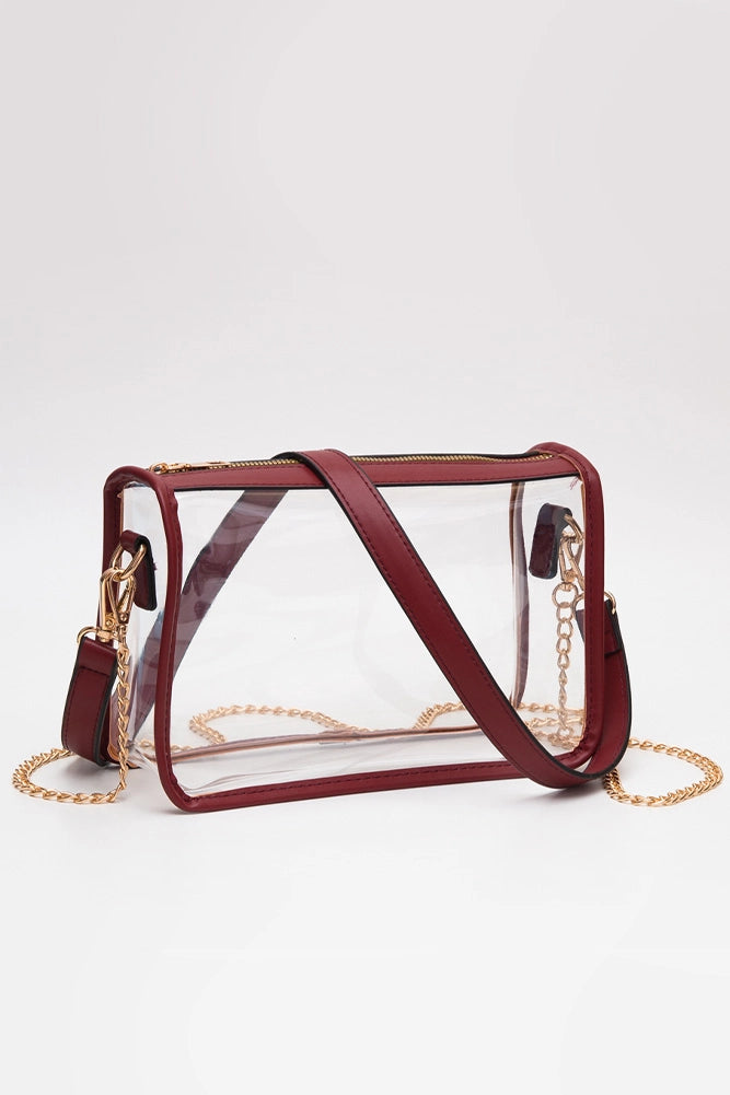Clear Gameday Purse